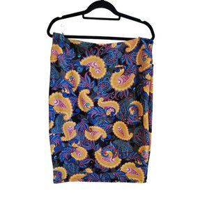 Paisley Pencil Skirt
